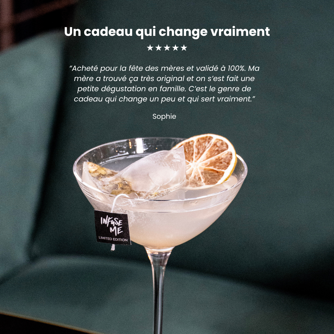 Les pochettes découvertes pour cocktails et mocktails