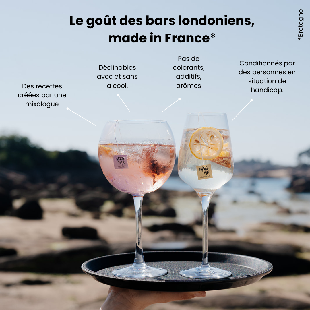 Les pochettes découvertes pour cocktails et mocktails