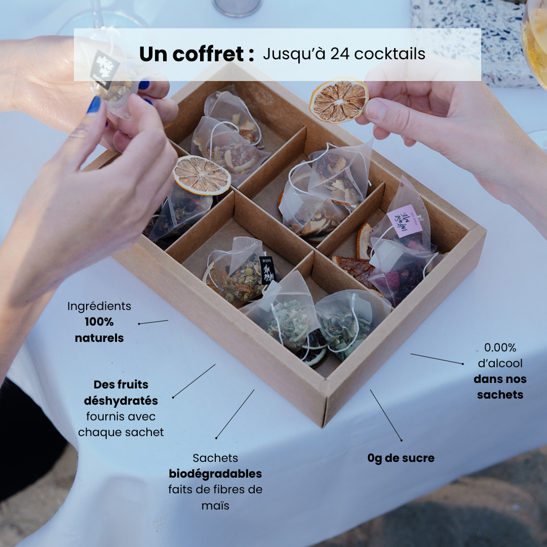 Coffret découverte pour Cocktails & Mocktails