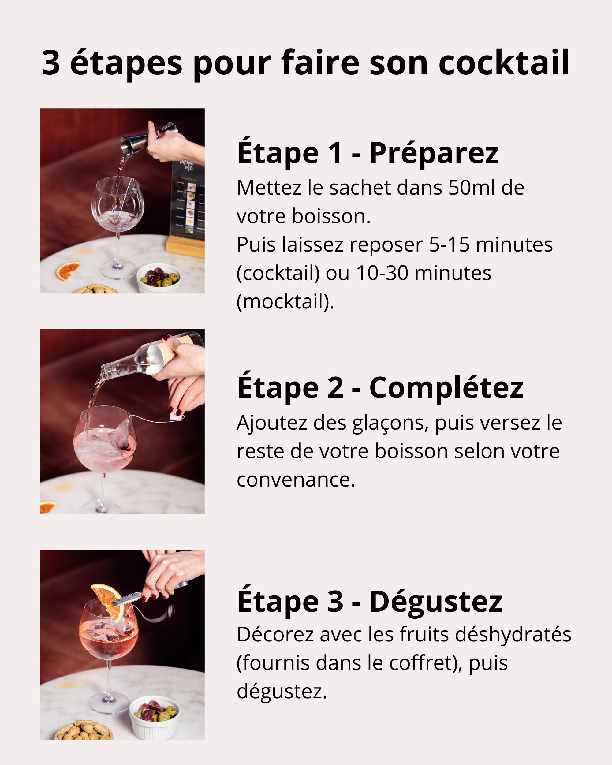 Coffret découverte pour Cocktails & Mocktails