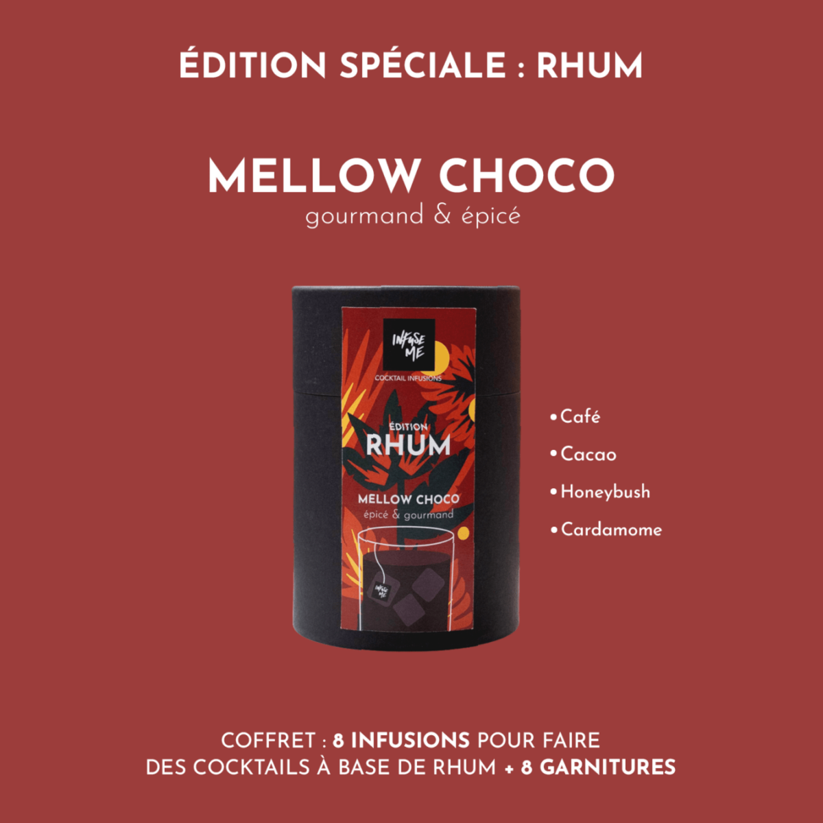 Mellow Choco – coffret et ingrédients