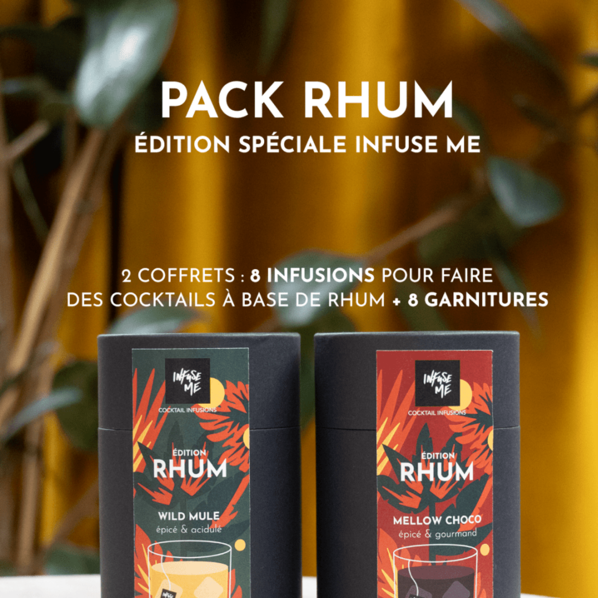 Pack rhum – coffrets Wild Mule et Mellow Choco