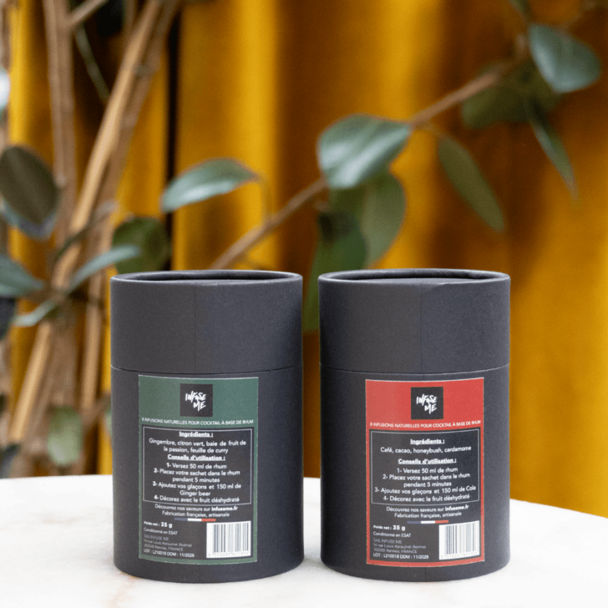Pack rhum – dos des deux coffrets
