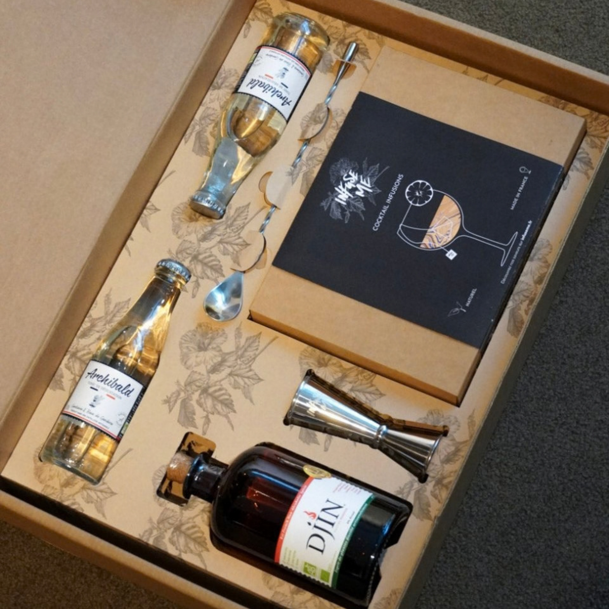 Kit cocktail sans alcool – coffret et Djin