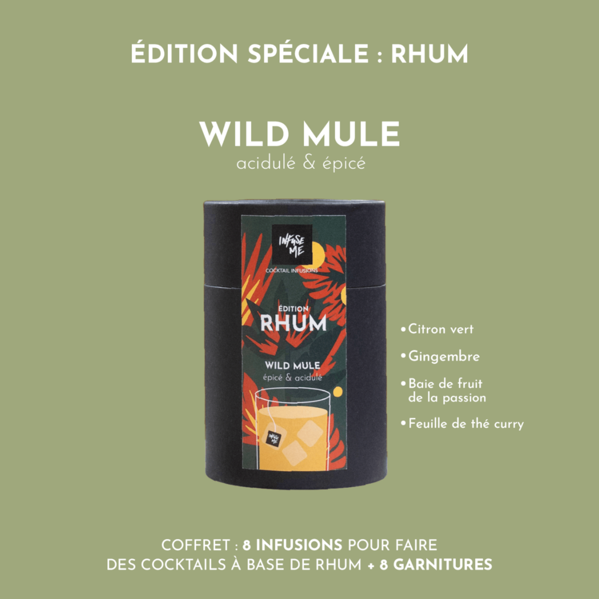 Wild Mule – coffret et ingrédients