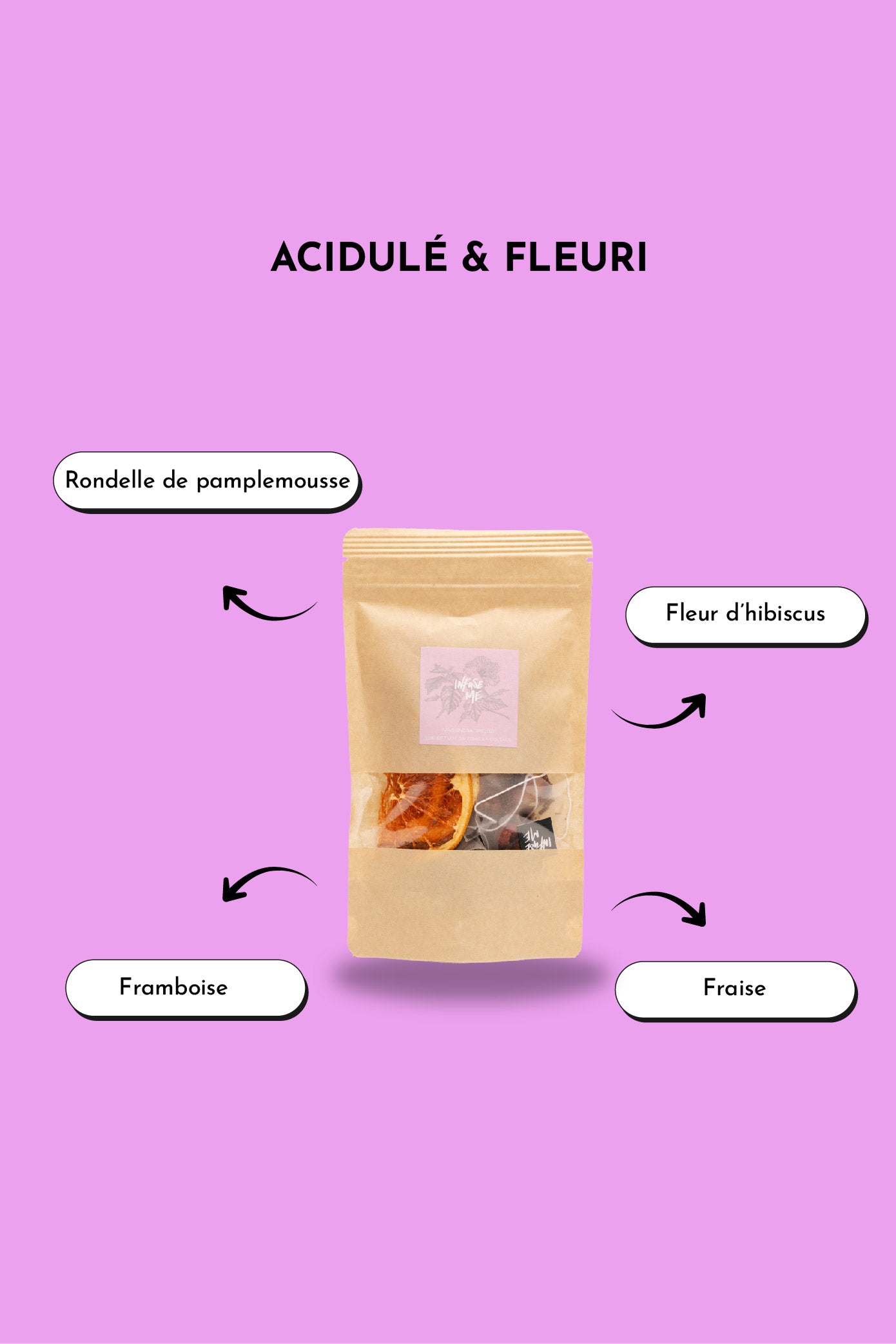 Cocktail fruité & acidulé 🍓🌺