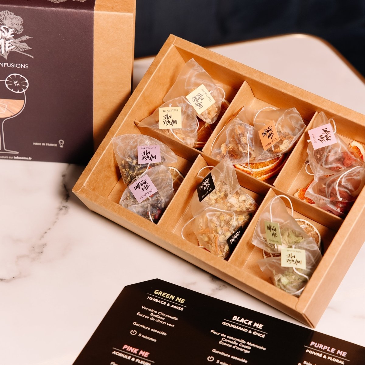 Coffret Dégustation : 12 Infusions pour Cocktails - Infuse Me